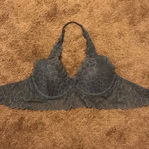 Grey lace bralette